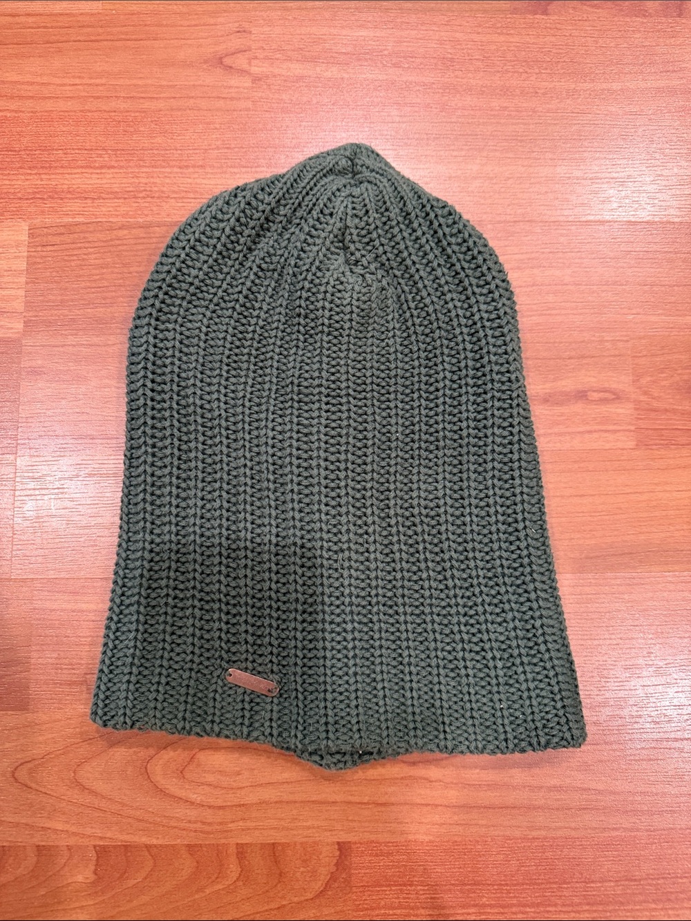 Free People Knit Beanie Hat - Olive